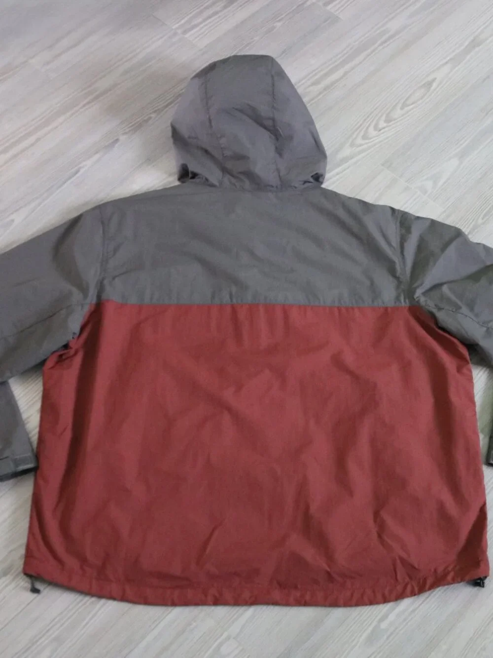 Carhartt Rain Defender Jacket Men's XL Gray Anorak Parka Coat Hooded Packable